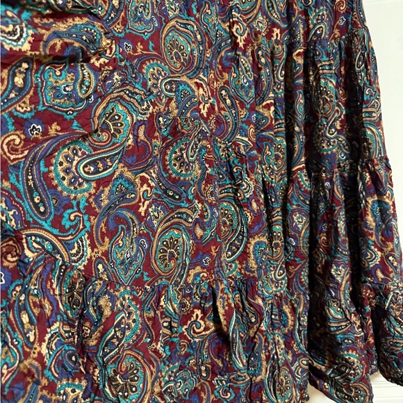 Prairie Fire Sun Valley, Idaho Full Skirt Goblincore Country Hippie - Picture 8 of 8